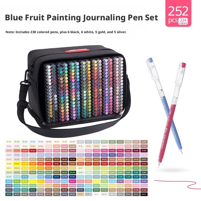 Correction Pen Fine - مجموعة أقلام جل للرسم 252 قطعة