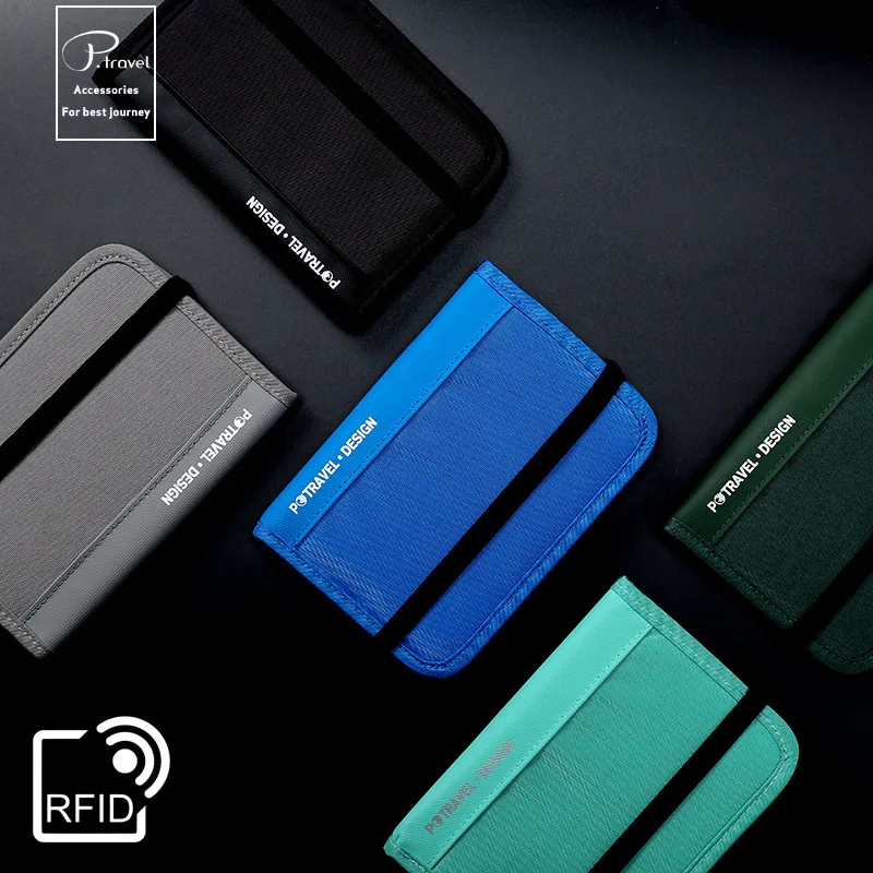 Index Card Holder - محفظة سفر RFID، حامل جواز السفر،