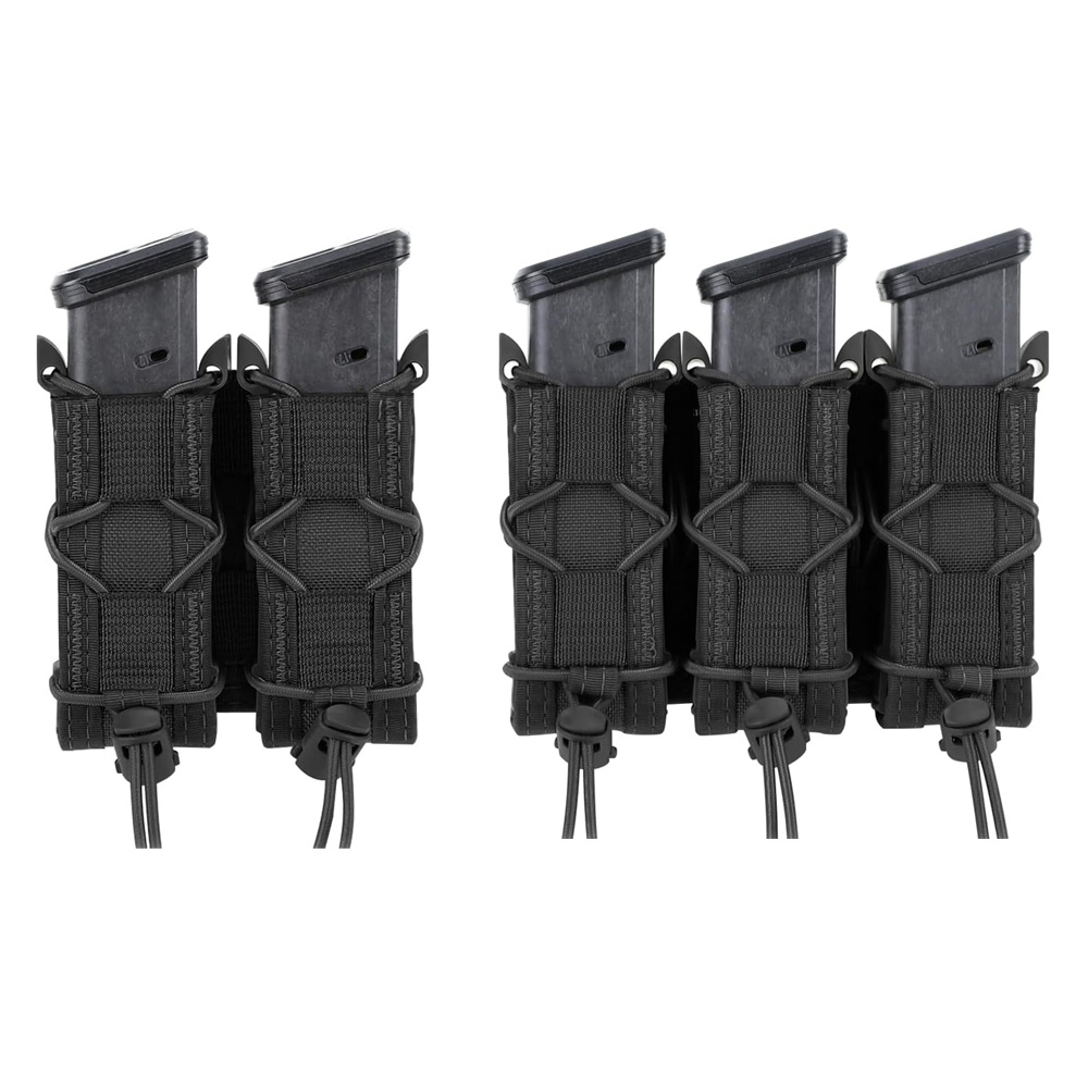 Magazine Holder Rack - 9 مللي متر مسدس مزدوج/ثلاثي كومة