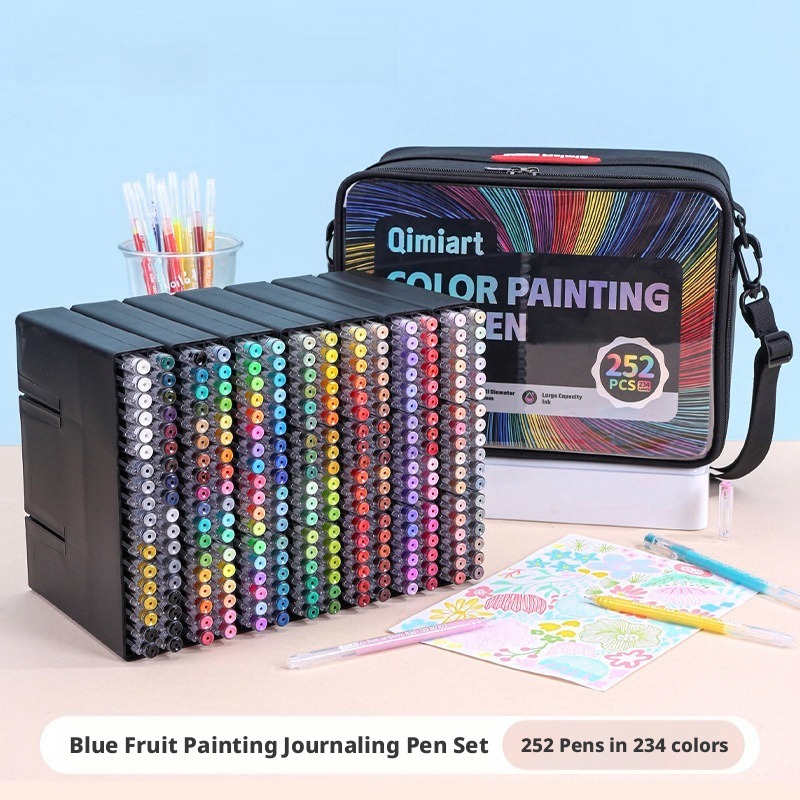 مجموعة أقلام جل للرسم 252 قطعة - مراجعة Correction Pen Fine وسعره