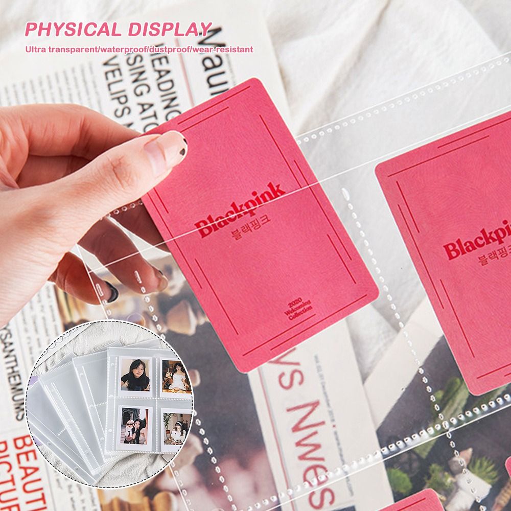 10 قطعة شفافة A4 Kpop Photocar - مراجعة Binder A4 Lever وسعره