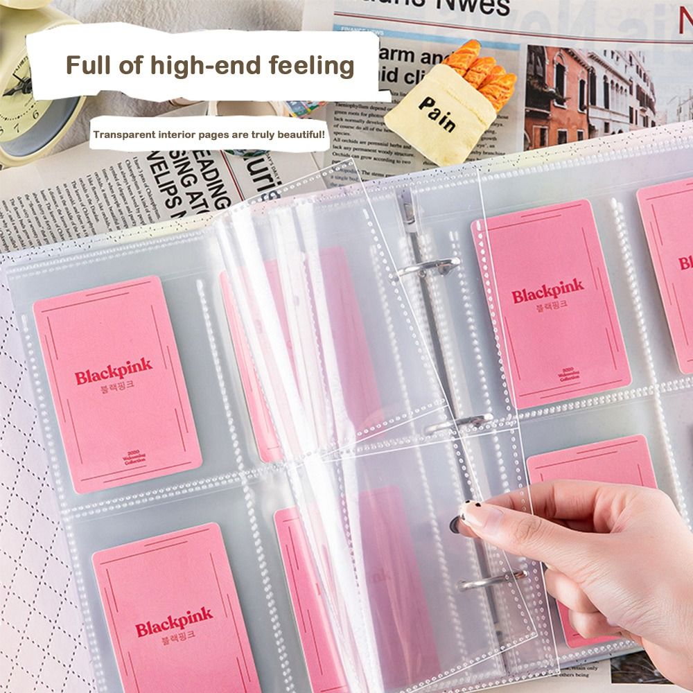 10 قطعة شفافة A4 Kpop Photocar - مراجعة Binder A4 Lever وسعره