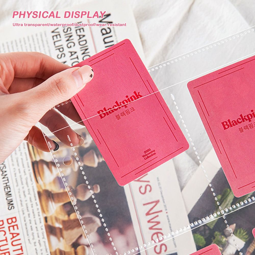 10 قطعة شفافة A4 Kpop Photocar - مراجعة Binder A4 Lever وسعره