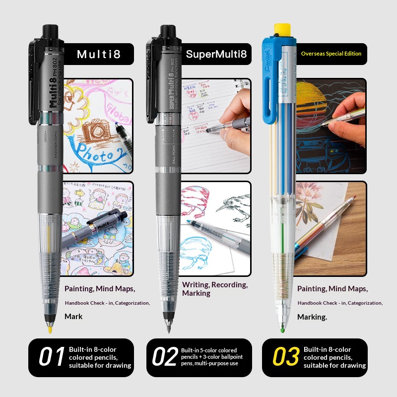 قلم رصاص ميكانيكي متعدد الألوا - مراجعة Staedtler Pencil Lumocolor وسعره