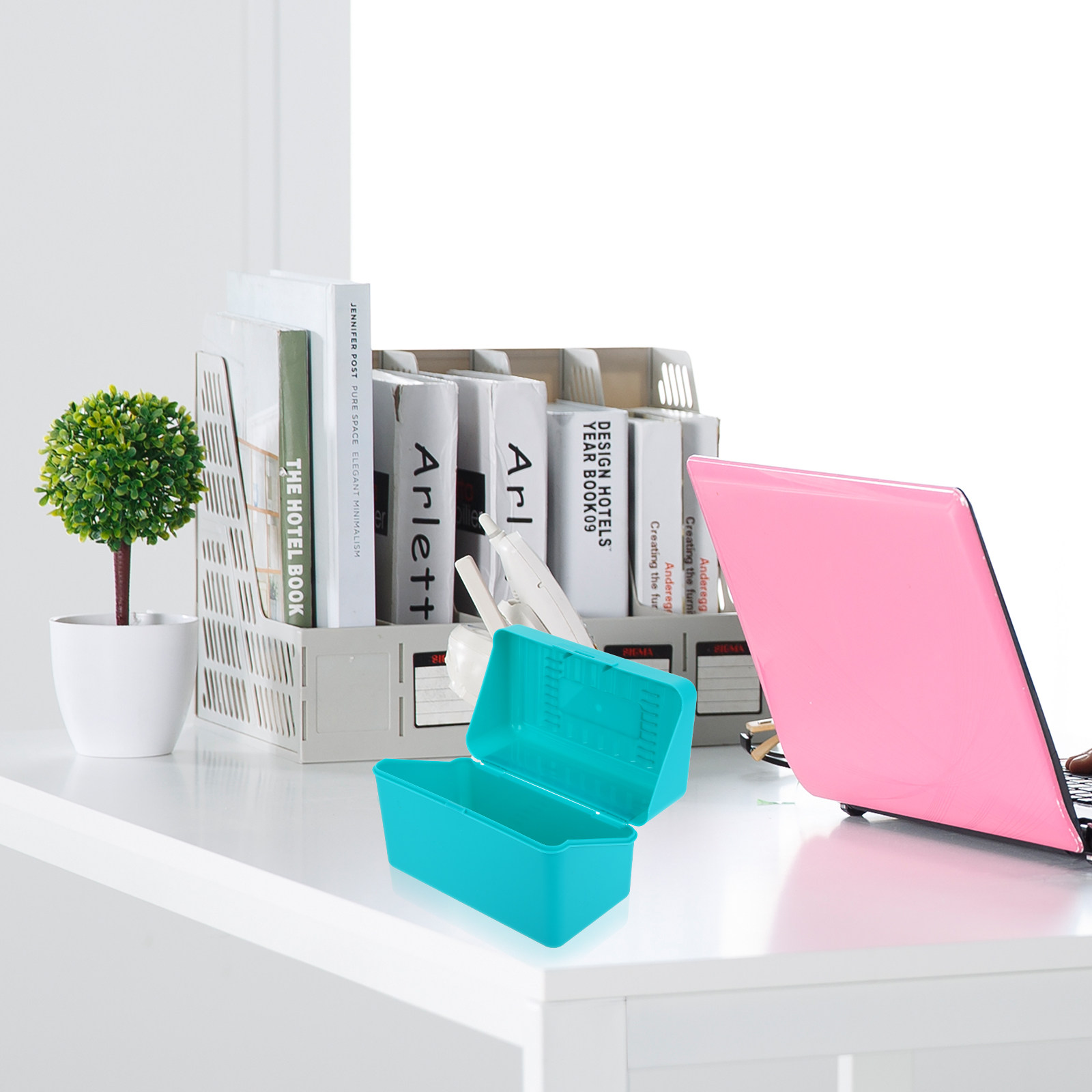4 قطع من حاويات بطاقات الفهرسة - مراجعة Index Card Holder وسعره