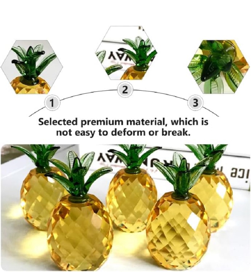 فاكهة كريستال ثقالة الورق مع ا - مراجعة Paper Weight Crystal وسعره