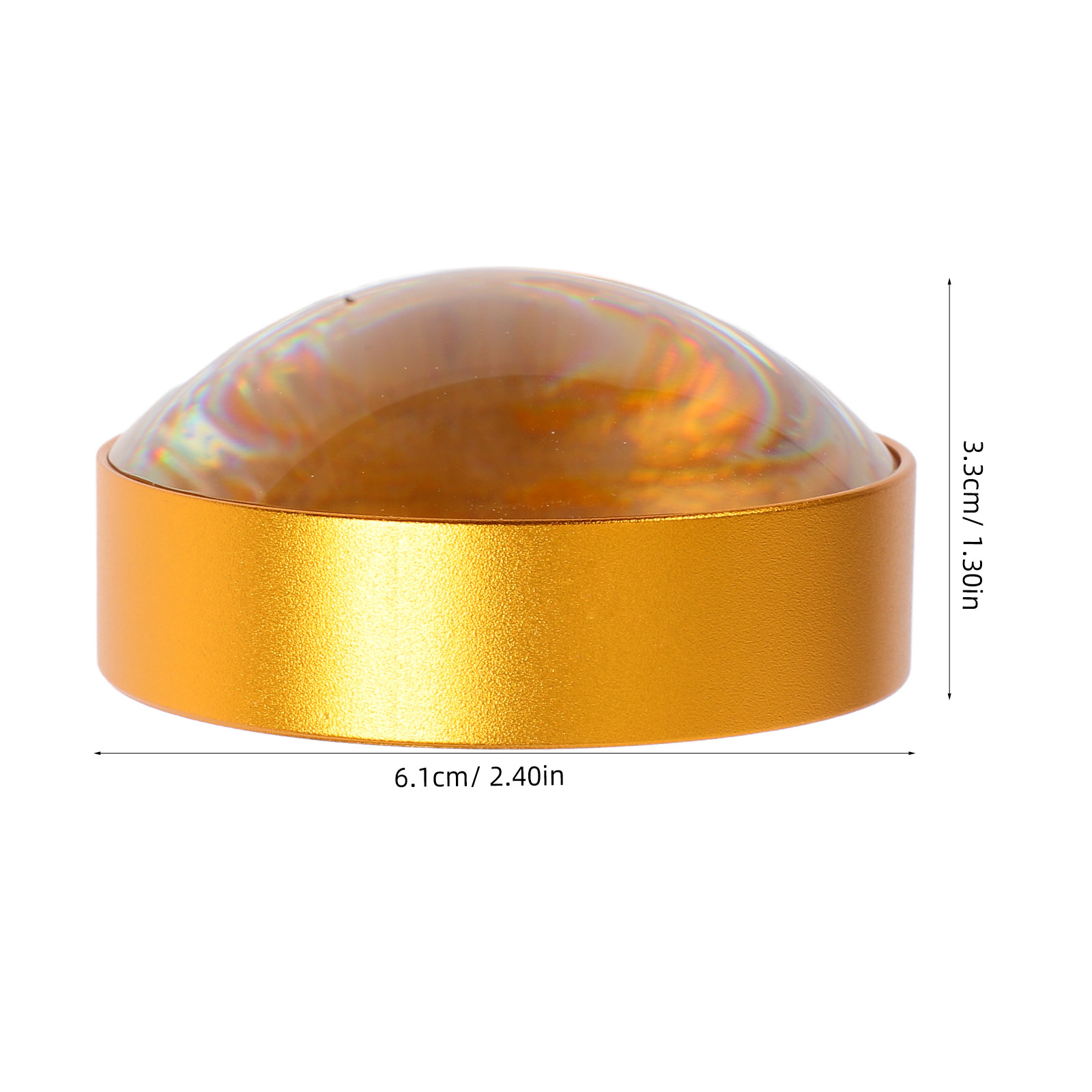 مكبر بصري كروي من الزجاج بقوة  - مراجعة Book Weight Glass وسعره