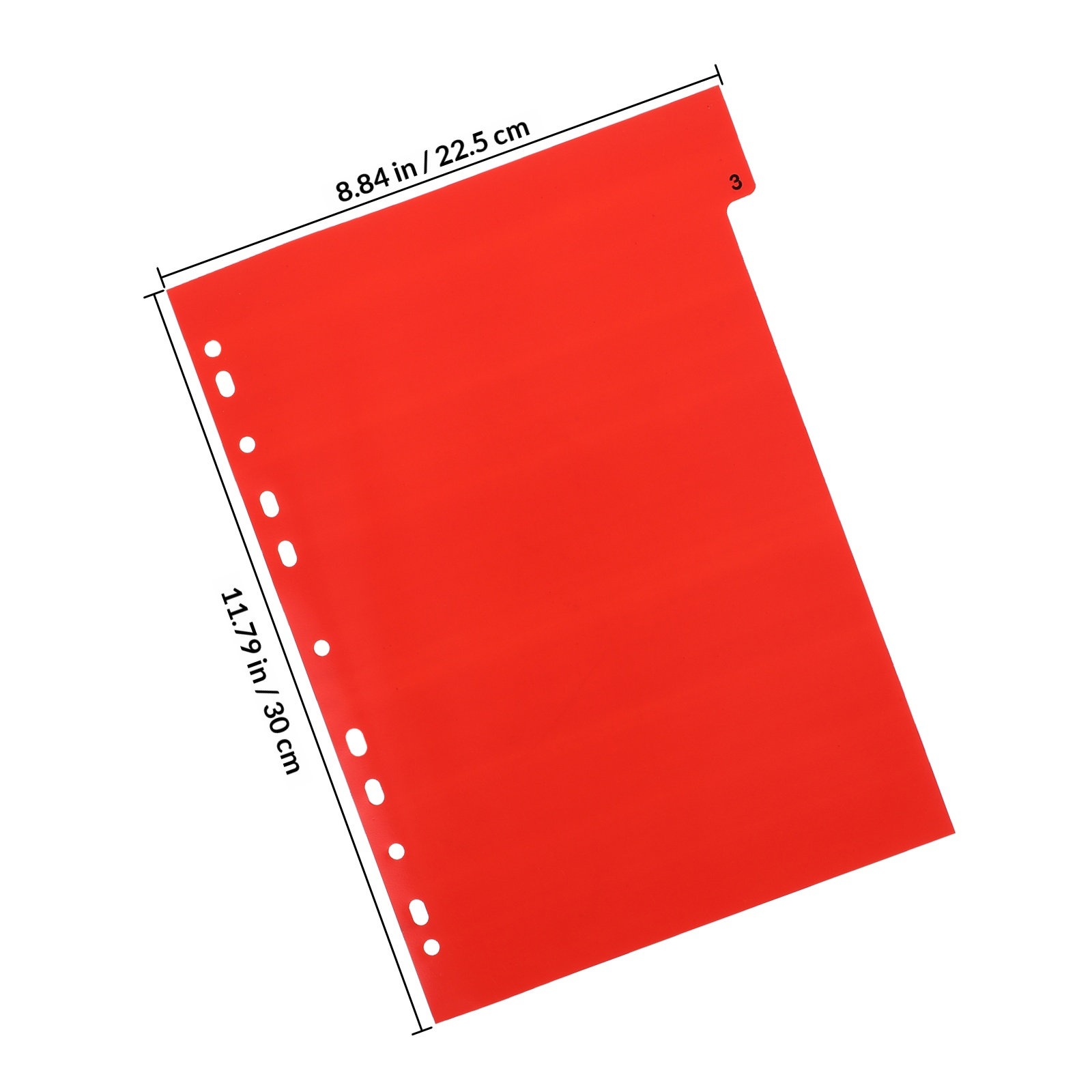 20 صفحة من فواصل الأوراق البلا - مراجعة Tab Divider A4 وسعره